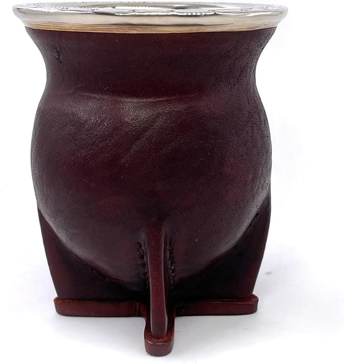 Calabaza Mate Camionero Alpaca cincelada