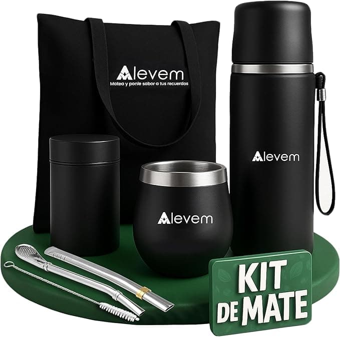 Kit Mate Argentino Completo 7 Piezas (Alevem)